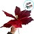 Poinsétia Decorativa - Borgonha - 30cm - 1 unidade - Cromus - Rizzo - Imagem 3