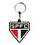 Chaveiro Emborrachado - São Paulo - 5x4,5cm - 1 unidade - Rizzo - Imagem 1