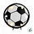 Luminária Led - Bola de Futebol - 16cm - 1 unidade - Rizzo - Imagem 2