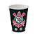 Copo de Papel - Corinthians - 200ml - 8 unidades - Festcolor - Rizzo - Imagem 1