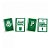 Quadro Decorativo - Palmeiras - 4 unidades - Festcolor - Rizzo - Imagem 1