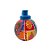 Garrafa Squeeze Bola Stitch Óculos - Azul - 500ml - 1 unidade - Rizzo - Imagem 3