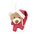 Enfeite para Pendurar Natal - Cabeça Urso - 17cm  - 1 unidade - Cromus - Rizzo - Imagem 1