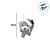 Enfeite para Pendurar Natal - Cabeça Urso - 17cm  - 1 unidade - Cromus - Rizzo - Imagem 2