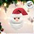 Enfeite para Pendurar Natal - Cabeça Papai Noel - 17cm  - 1 unidade - Cromus - Rizzo - Imagem 3