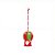 Enfeite para Pendurar Balão com Papai Noel - 8cm - 1 unidade - Cromus - Rizzo - Imagem 1