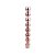 Bola De Natal Em Tubo - Rose Gold - 10cm - 8 unidades - Cromus - Rizzo - Imagem 1