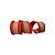 Fita Aramada Decorativa de Natal - Juta Com Vermelho - 6,3cmx9,14m - 1 unidade - Rizzo - Imagem 1