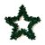 Guirlanda de Natal Estrela - 60x60cm - 1 unidade - Rizzo - Imagem 1