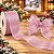 Fita Decorativa Aramada Rosa Claro Cintilante - 6,3cm x 9,14m - 1 unidade - Rizzo - Imagem 1