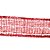 Fita Decorativa Telada Rústica Vermelha - 6,3cm x 9,14m - 1 unidade - Rizzo - Imagem 1