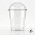Copo Bolha com Tampa Crystal Bello - 200ml - 20 unidades - Plastilania - Rizzo - Imagem 2