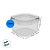 Pote com Lacre Quadrado - 150ml - 10 unidades - Plastilania - Rizzo - Imagem 4