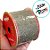 Fita Decorativa Aramada - Bege Escuro com Bordas Xadrez - 6,3cm x 9,14m - 1 unidade - Cromus - Rizzo - Imagem 3