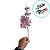 Galho Decorativo - Folhas, Frutas com Glitter Rosa - 52cm - 1 unidade - Cromus - Rizzo - Imagem 3