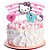 Topo de Bolo - Cenário Hello Kitty - 4 unidades - Festcolor - Rizzo - Imagem 1