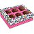Caixa 6 Bombons Retangular com Visor - Hello Kitty Rosa - 1 unidade - Festcolor - Rizzo - Imagem 1