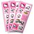 Adesivo Quadrado - Hello Kitty Rosa - 30 unidades - Festcolor - Rizzo - Imagem 1