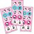 Adesivo Redondo - Hello Kitty Rosa - 30 unidades - Festcolor - Rizzo - Imagem 1