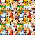 Folha para Ovos de Páscoa Mickey e Turma 69x89cm - 25 unidades - Cromus - Rizzo - Imagem 1