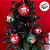 Bola de Natal Decorada - Mickey e Minnie - 6cm - 6 unidades - Cromus - Rizzo - Imagem 2