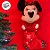 Bota de Natal para Pendurar - Cabeça Minnie - 46cm - 1 unidade - Cromus - Rizzo - Imagem 2
