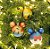 Kit Bolas Pluto Pateta e Pato Donald 6cm - 06 unidades Natal Disney - Cromus - Rizzo - Imagem 1