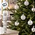 Bola De Natal em Tubo - Prata - 10cm - 6 unidades - Cromus - Rizzo - Imagem 6