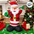 Papai Noel Premium Gigante Inflável Com Led - Bivolt - 2,4m - 1 unidade - Cromus - Rizzo - Imagem 3