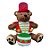 Urso De Natal Premium Gigante Inflável Com Led- Bivolt - 2,7m - 1 unidade - Cromus - Rizzo - Imagem 1