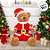 Urso De Natal Premium Gigante Inflável Com Led - 127v - 1,8m - 1 unidade - Cromus - Rizzo - Imagem 3
