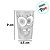 Copo de Papel - Bob Sponja Core - 180ml - 8 unidades - Regina - Rizzo - Imagem 2