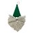 Enfeite para Pendurar de Natal - Papai Noel Artesanal - Verde - 15cm - 1 unidade - Rizzo - Imagem 1