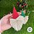 Enfeite para Pendurar de Natal - Papai Noel Artesanal - Vermelho - 15cm - 1 unidade - Rizzo - Imagem 2