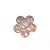 Aplique Decorativo - Flor Nude Rendada com Glitter - 2 unidades - Rizzo - Imagem 1