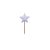 Pick Decorativo - Estrela Lilás Claro - 4x5,5cm - 12 unidades - Rizzo - Imagem 1