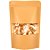 Saco de Papel Kraft com Visor Stand Up Pouch Zip 25x35x5cm - Hermético e Impermeável Dentro e Fora - 50 un - Rizzo - Imagem 1