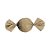 Papel Trufa Kraft 14,5x15,5cm - Natural - 50 unidades - Cromus - Imagem 1