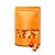 Saco de Papel Kraft com Visor Stand Up Pouch Zip 15x22cm - Laranja - 50 un - Rizzo - Imagem 1