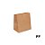 Saco de Papel PP 23x17,5x9,5cm - Kraft - 50 unidades - Cromus - Rizzo - Imagem 1
