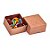 Caixa S16 (7cm x 7cm x 3cm) Kraft 10 unidades Assk Rizzo - Imagem 1