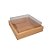 Caixa de PVC N13 Kraft 17x17x7,8 - 5 un - Assk Rizzo Confeitaria - Imagem 1