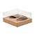 Caixa Ovo de Colher - Dois Meio Ovo de 250g - 20,5cm x 17cm x 6,5cm - Kraft - 5 unidades - Assk - Rizzo - Imagem 1