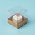 Caixa Mini Bolo PP (4cm x 4cm x 4cm) Kraft - 10 unidades - Assk - Rizzo - Imagem 1