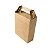 Caixa Sacolinha S3 (18cm x 16m x 6cm) Kraft 10 unidades Assk Rizzo Embalagens - Imagem 1