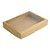 Caixa 24 Doces com Visor S9 (19cm x 25cm x 4cm) Kraft 10 unidades Assk Rizzo Embalagens - Imagem 1