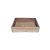 Caixa com Tampa Transparente Nº 5 (9cm x 12cm x 4cm) Kraft 10 unidades Assk Rizzo Embalagens - Imagem 1