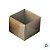 Caixa 1 Doce com Tampa Transparente Nº 10 (4,5cm x 4,5cm x 3,5cm) Kraft - 10 unidades - Assk - Rizzo - Imagem 2