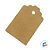 Tag Decorativa - Kraft com Furo - 4,5x7cm - 10 Unidades -  Rizzo - Imagem 2