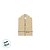 Tag Decorativa - Kraft com Furo - 4,5x7cm - 10 Unidades -  Rizzo - Imagem 3